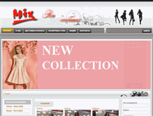Tablet Screenshot of moda-mix.com.ua